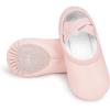 imageStelle Ballet Shoes for Girls Women PU Leather Dance Slippers Boys Ballerina Shoes for ToddlerLittle KidBig KidWomenBallet Pink