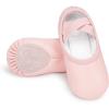 imageStelle Ballet Shoes for Girls Women PU Leather Dance Slippers Boys Ballerina Shoes for ToddlerLittle KidBig KidWomenPink