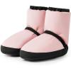 imageStelle Girls Ballet Warm Up Booties Dance Slipper Boots Ballerina Elastic Shoes001pink