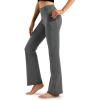 imageStelle Women High Waisted Leggings with Pockets 30quot Tummy Control Workout Running Yoga PantsLight Hemp Grey 30 Regular