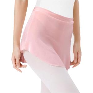 imageStelle Ballet Skirt Women Dance Wrap PullOn Skirts for AdultPink