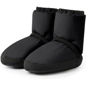 imageStelle Girls Ballet Warm Up Booties Dance Slipper Boots Ballerina Elastic Shoes001black