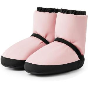 imageStelle Girls Ballet Warm Up Booties Dance Slipper Boots Ballerina Elastic Shoes001pink
