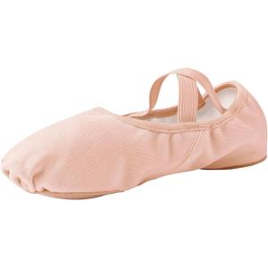 imageStelle Women Ballet Shoes Highly Stretch Canvas Adult Ballet Slippers Split Sole Yoga Dance Shoe for Girls BoysBallet Pink