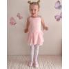 imageStelle Ballet Shoes for Girls Glitter  Metallic Faux Leather Ballet Slippers Dance Shoes for ToddlerLittleBig KidsPink Glitter
