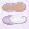 imageStelle Ballet Shoes for Girls Glitter  Metallic Faux Leather Ballet Slippers Dance Shoes for ToddlerLittleBig KidsPurple Glitter
