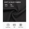 imageStelle Henley Shirts for Women Long Sleeve Crop Top Ribbed Knit Button Slim Fitted Tops Casual Basic BlouseBlack