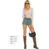 imageStelle Henley Shirts for Women Long Sleeve Crop Top Ribbed Knit Button Slim Fitted Tops Casual Basic BlouseDesert Beige