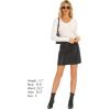 imageStelle Henley Shirts for Women Long Sleeve Crop Top Ribbed Knit Button Slim Fitted Tops Casual Basic BlouseIvory
