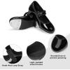 imageStelle Tap Shoes for Girls Toddler Boys PU Leather Dance ShoesToddlerLittle KidBig KidBlack