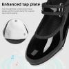 imageStelle Tap Shoes for Girls Toddler Boys PU Leather Dance ShoesToddlerLittle KidBig KidBlack