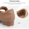 imageStelle Tap Shoes for Girls Toddler Boys PU Leather Dance ShoesToddlerLittle KidBig KidCoffee
