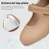 imageStelle Tap Shoes for Girls Toddler Boys PU Leather Dance ShoesToddlerLittle KidBig KidTan