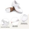 imageStelle Tap Shoes for Girls Toddler Boys PU Leather Dance ShoesToddlerLittle KidBig KidWhite