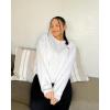 imageStelle Women Cropped Sweatshirts Cotton Crewneck Pullover Long Sleeve Crop Tops Sweat Shirts Casual Fall OutfitsUltra Light Grey