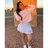 imageStelle Women Cropped Sweatshirts Cotton Crewneck Pullover Long Sleeve Crop Tops Sweat Shirts Casual Fall OutfitsUltra Light Grey