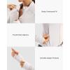 imageStelle Womens Zip Up Jackets Lightweight Athletic Running Jacket Workout Slim Fit Yoga Track Clothes with Thumb HolesChalk