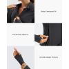 imageStelle Womens Zip Up Jackets Lightweight Athletic Running Jacket Workout Slim Fit Yoga Track Clothes with Thumb HolesCharcoal