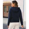 imageStelle Zip Up Hoodies for Women Fleece Jackets Long Sleeve Hooded Sweatshirts with Pockets Casual CoatNavy