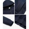 imageStelle Zip Up Hoodies for Women Fleece Jackets Long Sleeve Hooded Sweatshirts with Pockets Casual CoatNavy