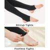 imageStelle Girls Women Stirrup Tights Ultra Soft Dance Tights for Ballet Gymnastics School ToddlerLittle KidBig KidWomenBlack