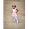 imageStelle Ballet Leotards for Girls Dance Leotard with Skirt Toddler Pink Ballet Outfit Ruffle Sleeve Kids Dance Dress1ballet Pinkshiny Skirt
