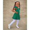 imageStelle Ballet Leotards for Girls Dance Leotard with Skirt Toddler Pink Ballet Outfit Ruffle Sleeve Kids Dance Dress1greenshiny Skirt