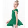 imageStelle Ballet Leotards for Girls Dance Leotard with Skirt Toddler Pink Ballet Outfit Ruffle Sleeve Kids Dance Dress1greenshiny Skirt