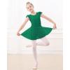 imageStelle Ballet Leotards for Girls Dance Leotard with Skirt Toddler Pink Ballet Outfit Ruffle Sleeve Kids Dance Dress1greenshiny Skirt
