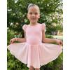 imageStelle Ballet Leotards for Girls Dance Leotard with Skirt Toddler Pink Ballet Outfit Ruffle Sleeve Kids Dance Dress2ballet Pink