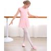 imageStelle Ballet Leotards for Girls Dance Leotard with Skirt Toddler Pink Ballet Outfit Ruffle Sleeve Kids Dance Dress2ballet Pink