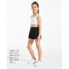 imageStelle Girls Athletic Shorts with Liner Zipper Pockets Elastic Waist Running Shorts Sports Active Shorts for Teen KidsAblack