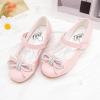 imageStelle Girls Dress Shoes Flower Girls Wedding Party Low Heels with Bow for Toddler and KidsPink