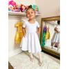 imageStelle Girls Dress Short Sleeve Toddler Skater Twirl A Line Solid Color Dress TShirt Dress for School Casual ValentinesA02white Without Pocket