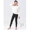 imageStelle Girls Fleece Lined Leggings Youth High Waist Warm Winter Athletic Yoga Pants with Hidden Pocket2packblack