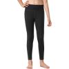 imageStelle Girls Fleece Lined Leggings Youth High Waist Warm Winter Athletic Yoga Pants with Hidden PocketBlack Fleece Lined