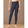 imageStelle Girls Fleece Lined Leggings Youth High Waist Warm Winter Athletic Yoga Pants with Hidden PocketCharcoal