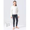 imageStelle Girls Fleece Lined Leggings Youth High Waist Warm Winter Athletic Yoga Pants with Hidden PocketCharcoal