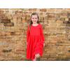 imageStelle Long Sleeve Girls Dress Toddler Fall Dresses Skater Twirl Cotton ALine Dress for School Casual HolidayRed