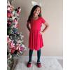 imageStelle Long Sleeve Girls Dress Toddler Fall Dresses Skater Twirl Cotton ALine Dress for School Casual HolidayRed