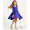 imageStelle Long Sleeve Girls Dress Toddler Fall Dresses Skater Twirl Cotton ALine Dress for School Casual HolidayRoyal Blue