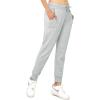 imageStelle Sweatpants for Women Drawstring Waist Jogger Pants with Pockets Yoga Athletic Workout Lounge Casual Pants 28quotGrey Relaxed Fit