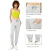 imageStelle Sweatpants for Women Drawstring Waist Jogger Pants with Pockets Yoga Athletic Workout Lounge Casual Pants 28quotGrey Relaxed Fit
