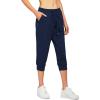 imageStelle Sweatpants for Women Drawstring Waist Jogger Pants with Pockets Yoga Athletic Workout Lounge Casual Pants 28quotNavytapered