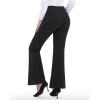 imageStelle Womens 30quot Bootcut Dress Pants Work Slacks with Pockets Stretchy High Waisted Business OfficeBlack1