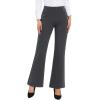 imageStelle Womens 30quot Bootcut Dress Pants Work Slacks with Pockets Stretchy High Waisted Business OfficeCharcoal