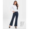 imageStelle Womens 30quot Bootcut Dress Pants Work Slacks with Pockets Stretchy High Waisted Business OfficeNavy