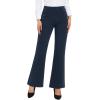 imageStelle Womens 30quot Bootcut Dress Pants Work Slacks with Pockets Stretchy High Waisted Business OfficeNavy