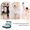 imageStelle Womens Dance Warm Up Booties Ballet Slipper Ankle Boots Ballerina Shoes001blue