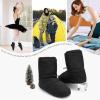 imageStelle Womens Dance Warm Up Booties Ballet Slipper Ankle Boots Ballerina ShoesBlack